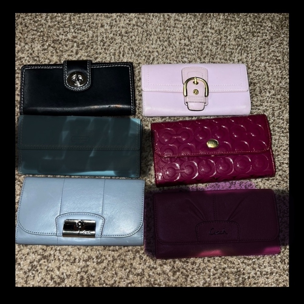 Coach leather wallets EUC CHOOSE ONE